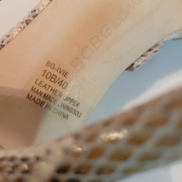 Bcbg python print heels size 10 - Picture 9 of 13